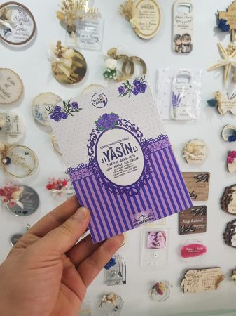 80 Sayfa Puantiyeli Yasin Kitabı - Mor