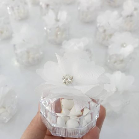 Akrilik kutulu nikah şekeri