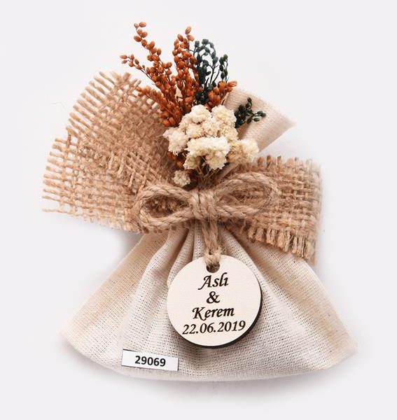 Kuru Çiçekli Turuncu Seri-29069