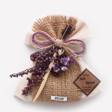 Kuru Çiçekli Mor Seri-29120