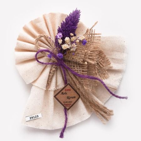 Kuru Çiçekli Mor Seri-29123