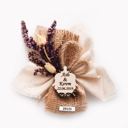 Kuru Çiçekli Mor Seri-29125