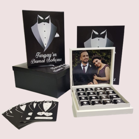 Gelin Damat Bohça Kutusu-3’Lü set No:1