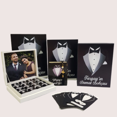 Gelin Damat Bohça Kutusu-3’Lü set No:2