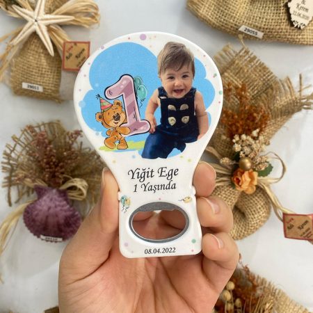 Balon Açacak Magnet - Resimli 1 Yaş