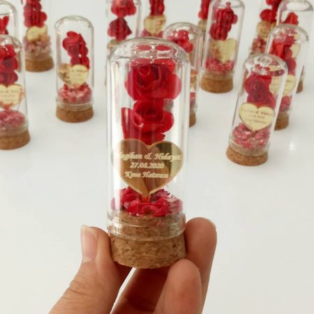 Ters deney tüpü şişe nikah şekeri
