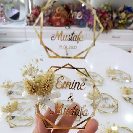 Şeffaf Prizma Nikah Şekeri