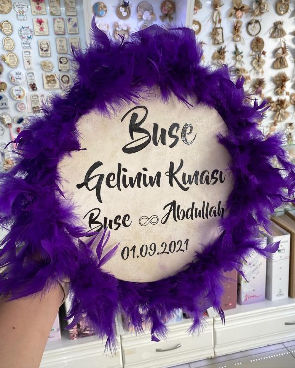 Kişiye Özel Deri Kına Defi