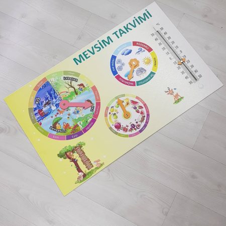 Mevsim Takvimi - Okul Panosu
