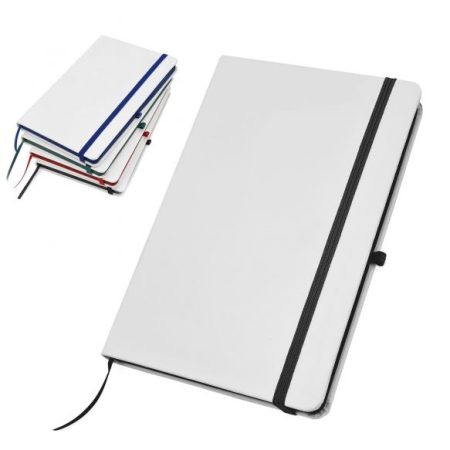 Suni Deri Beyaz Defter 13 Cm x 21 Cm