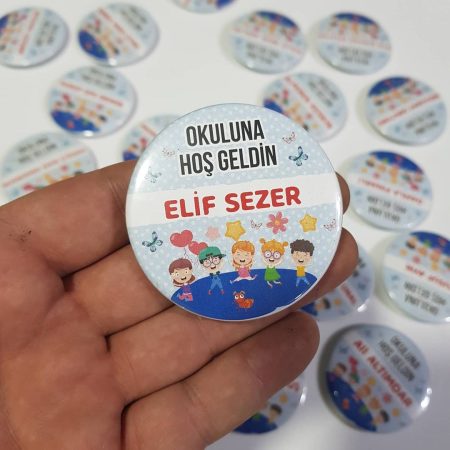 Okuluna Hoşgeldin Rozeti