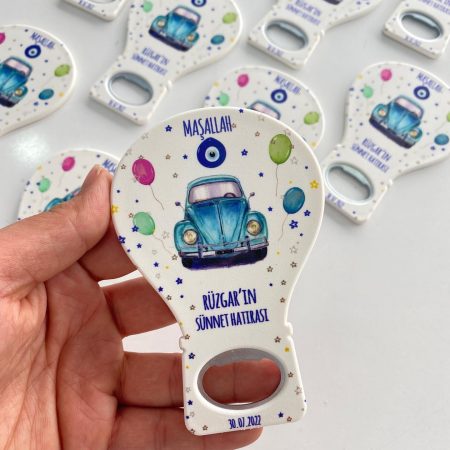 Sünnet Açacak Magnet - Vos vos Temalı Bebek Şekeri