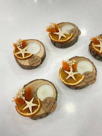 Naturel yuvarlak kütük nikah şekeri