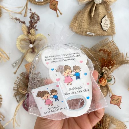 Bebek Ayağı Açacak Magnet - Bebek Temalı