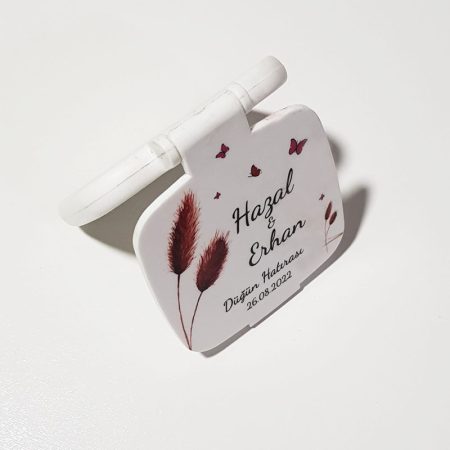 Uv Baskılı Plastik Ayna Nikah Şekeri