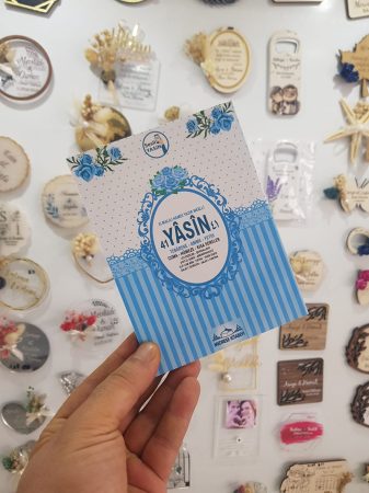 80 Sayfa Puantiyeli Yasin Kitabı - Mavi