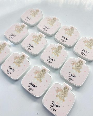 Bride Temalı Plastik Ayna Hediyelik