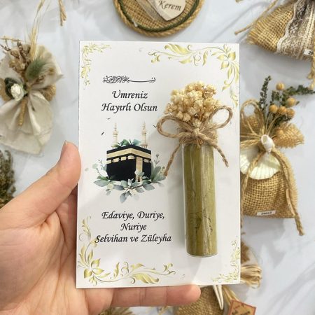 Kartlı Şişe İçerisinde Kına Hediyelik