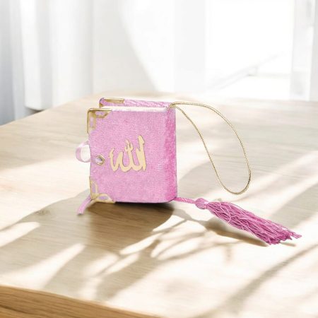 Mini Püsküllü Kuran - Pembe