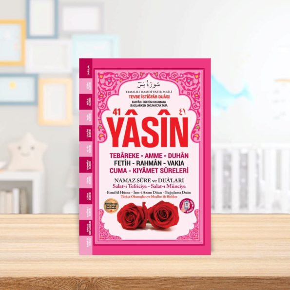 80 Sayfa Orta Boy Yasin Kitabı - Pembe